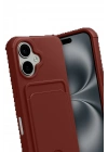 BFS Apple iPhone 17 Kelvin Kartvizitli Silikon - Bordo
