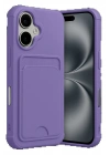 BFS Apple iPhone 17 Kelvin Kartvizitli Silikon - Lila