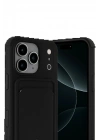 BFS Apple iPhone 17 Pro Kelvin Kartvizitli Silikon - Siyah