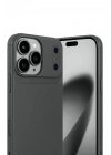 BFS Apple iPhone 17 Pro Max Auto Focus Karbon Kapak - Gri