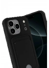 BFS Apple iPhone 17 Pro Max Kelvin Kartvizitli Silikon - Siyah