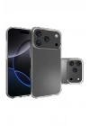 BFS Apple iPhone 17 Pro Max Lüx Şeffaf Silikon - Şeffaf