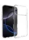BFS Apple iPhone 17 Pro Max Lüx Şeffaf Silikon - Şeffaf