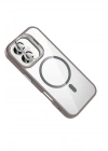 BFS Apple iPhone 17 Remim Lensli Magsafe Standlı Kapak - Titan Gri