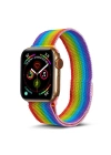 BFS  Apple Watch 38mm Metal Mıknatıslı Kordon - Gökkuşağı