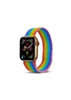 BFS  Apple Watch 38mm Metal Mıknatıslı Kordon - Gökkuşağı