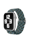 BFS  Apple Watch 38mm Star Kordon - Zigzag Mavi-Yeşil