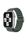 BFS  Apple Watch 38mm Star Kordon - Zigzag Yeşil-Siyah