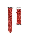 BFS  Apple Watch 38mm Starry Taşlı Kordon - Kırmızı