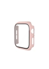 BFS  Apple Watch 40mm Camlı Kasa Ekran Koruyucu - Pembe