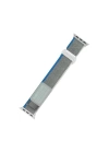 BFS  Apple Watch 42mm Alice Kumaş Kordon - Mavi-Gri