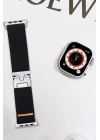 BFS  Apple Watch 42mm Forest Kumaş Kordon - Siyah