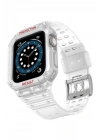 BFS  Apple Watch 42mm KR401 Silikon Kordon - Şeffaf