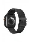 BFS  Apple Watch 42mm Milano Metal Kordon - Siyah