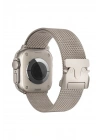 BFS  Apple Watch 42mm Milano Metal Kordon - Titan Gri