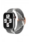 BFS  Apple Watch 42mm Star Kordon - Gri-Siyah