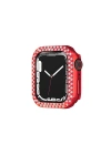 BFS  Apple Watch 44mm Taşlı Kasa - Kırmızı