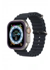 BFS  Apple Watch Ultra 49mm Alüminyum Kasa Cam Ekran Koruyucu - Mor