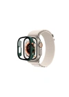BFS  Apple Watch Ultra 49mm Desert Camlı Kasa Ekran Koruyucu - Koyu Yeşil