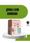 BFS ATM Tasarımlı Pembe Işıklı Sesli Çocuk Kumbarası