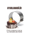 BFS Ayarlanabilir Kek Kalıbı 16 dan 30 Cm e Paslanmaz Çelik