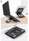 BFS   Ayarlanabilir Metal Dizüstü Destek Tabanı Katlanabilir Taşınabilir Laptop Sehpası Standı
