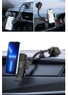 BFS  Ayarlanabilir Vakum Kilitli Cam Ve Torpidoya Takılabilen Telefon Tutucu