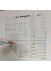 BFS  Aylık Planlayıcı Manyetik Duvar Stickerı Takvim Plan Çizelgesi