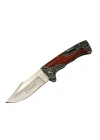 BFS B3157a İşlemeli Kamp Çakı 22 Cm - Gül Ağacı Saplı, Manuel Açılma
