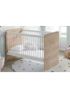 BFS   Babywhen Pratik Kademeli Sallanır Beşik 60x120 Ahşap