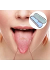 BFS  Bakır Oil Pulling Yağ Çekme Dil Plak Temizleme Aleti Dil Fırçası Sıyırıcı Dil Kaşığı