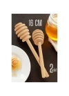 BFS  Bal Kaşığı Ahşap Uzun 16 CM Bal Damlatıcı Kaşık 2 ADET