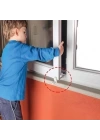 BFS  Bebek Çocuk Evcil Hayvan Güvenlik Ayarlanabilir Koruyucu Pencere Havalandırma Kilidi