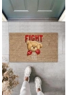 BFS Bej Kapı Önü Paspası Fight For You Ayıcık Desen  K-3321