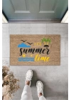 BFS Bej Kapı Önü Paspası Its Summer Tıme Desen  K-3281