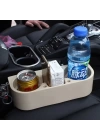 BFS Bej Renk Oto Koltuk Yanı Bardak Tutucu Organizer