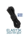 BFS Bel Paça Giysi Lastiği 2 mm 10 Mt SİYAH