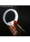 BFS Beyaz-gümüş Led Işıklı Baskı Yapılabilen Pilli Bileklik Bilezik 1,5 Cm Genişlik