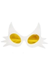 BFS   Beyaz Renk Bıyık Tasarımlı Kedi Parti Gözlüğü 19x11 cm