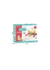 BFS  BIB6016- Vardem Piyanolu Bebek Yürüteci ve Tavşan Desenli Kırmızı Oyun Halısı  2 in 1
