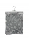 BFS    Bibaby Jacquard Star 82x90 Battaniye 64726 Grey