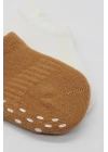 BFS  Bistyle 2Li Sneakers Kaymaz Colours Penye Çorap BS20104 Ekru Hardal