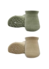 BFS  Bistyle 2Li Sneakers Kaymaz Colours Penye Çorap BS20104 Nil Bej