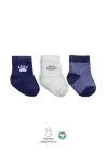 BFS   Bistyle 3Lü Penye Soket Çorap BS10110 İndigo
