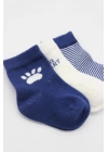 BFS   Bistyle 3Lü Penye Soket Çorap BS10110 İndigo