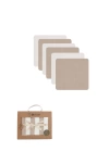 BFS  Bistyle 6lı Müslin Mendil 20x20 cm 90106 Ekru Bej