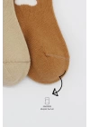 BFS   Bistyle Bear Penye Soket Çorap 2Li BS10116 Bej