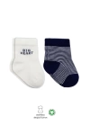 BFS   Bistyle Big Heart Penye Soket Çorap 2Li BS10117 Lacivert