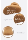 BFS   Bistyle Çemberli Kaymaz Havlu Soket Çorap 2Li BS10503 Bej-Hardal