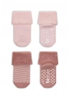 BFS   Bistyle Çemberli Kaymaz Havlu Soket Çorap 2Li BS10503 Pudra Pembe